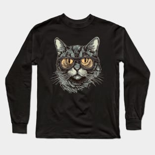 Sneaky Cat Long Sleeve T-Shirt